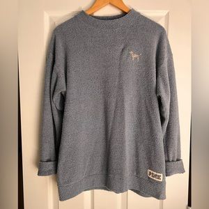 VS PINK oversized crewneck sweatshirt, color periwinkle. Size small